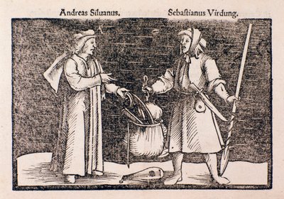Representasjon av Sebastian Virdung (gravering av Unknown artist
