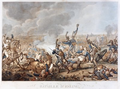 Representation of the Battle of Esling on May 22 av Unknown artist