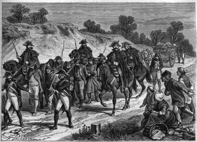 Undertrykkelse av briganding i Frankrike i 1801 av Unknown artist
