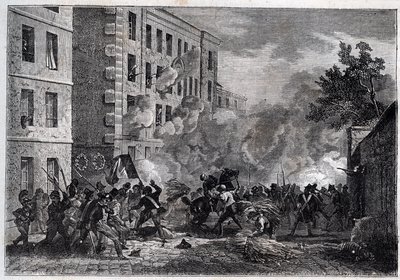Revolusjon 1830 - Polyteknikeren Louis Vaneau (Vanneau av Unknown artist