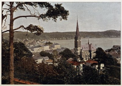 Rio de Janeiro, utsikt over Morne de Gloria, slutten av 1800-tallet av Unknown artist