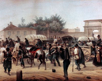 Risorgimento: The Five Days of Milan (Cinque giornate di Milano) (18.–22. mars 1848): dette er en av de første episodene av revolusjonene i 1848 (en del av den første italienske uavhengighetskrigen) som så fremveksten av milaneserne befolkningsopprører mot av Unknown artist