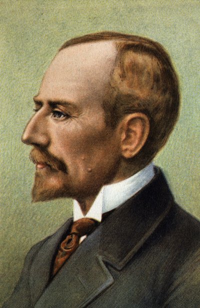 Roald Amundsen, norsk oppdagelsesreisende. av Unknown Artist