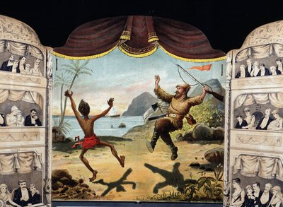 Robinson Crusoe og fredag av Unknown artist