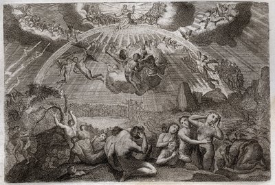 Royaumont Bibelen, Det nye testamente: Den siste dommen. av Unknown artist