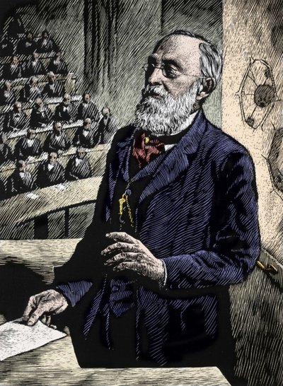 Rudolf Virchow (Virchow) (1821-1902), tysk lege og politiker. av Unknown artist