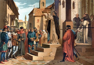 Saint Albert den store (1205-1280) av Unknown artist