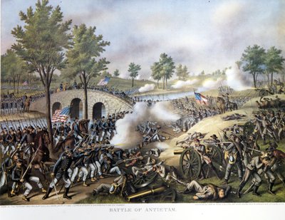 Sesession War (1861 - 1865) eller amerikansk borgerkrig: 17. september av Unknown artist