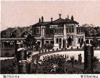 Stuttgart, Germany: view of Wilhelma. in “” The world illustrates 168 views”” Undated (late 19th century) av Unknown artist