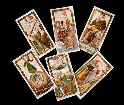 Tarotkort fra 1400-tallet. av Unknown artist