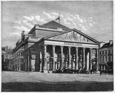 Teatre Royal de la Monnaie, Brussels, Belgium av Unknown artist