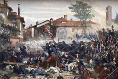 The Battle of Magenta on June 4 av Unknown artist