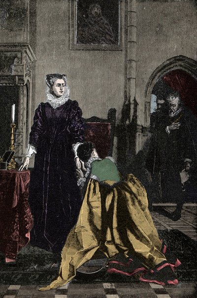 The Death Arrest Book til Mary Stuart (dronning av Skottland av Unknown artist