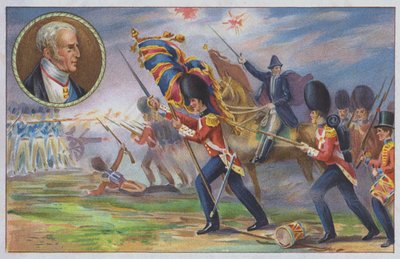 Hertugen av Wellington kommanderte den britiske hæren i slaget ved Waterloo av Unknown artist