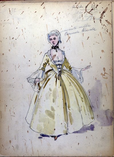 The Lady of Spades: Opera komponert i 1890 av Pyotr eller Pyotr Ilyich Tchaikovsky (eller Tschaikowsky) av Unknown artist