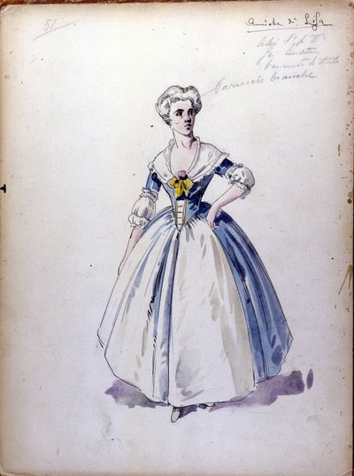 The Lady of Spades: Opera komponert i 1890 av Pyotr eller Pyotr Ilyich Tchaikovsky (eller Tschaikowsky) av Unknown artist