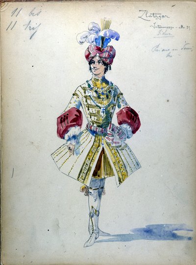 The Lady of Spades: Opera komponert i 1890 av Piotr eller Petr Ilyich Tchaikovsky (eller Tchaikowsky) av Unknown artist