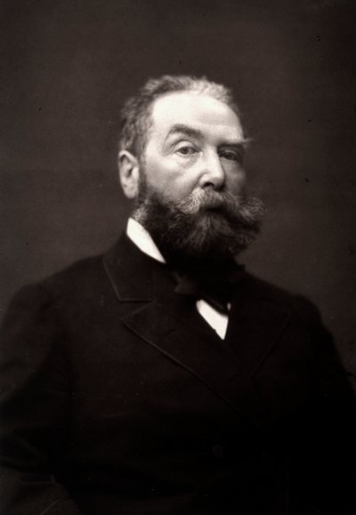 Kunstneren Henri-Julien Dumont fotografert i anledning Paris-salongen i 1881 av Unknown