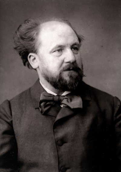 Kunstneren Jean-Joseph Weerts portrettert i anledning Salongen i Paris i 1883 av Unknown