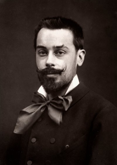 Kunstneren Jean Geoffroy portrettert i anledning Salongen i Paris i 1883 av Unknown