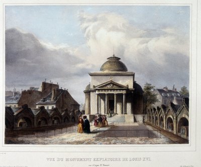 Forsoningskapellet til Ludvig XVI i Paris av Unknown artist