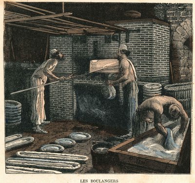 Bakerne. 1800-tallsillustrasjon, Bianchetti-samling. av Unknown artist