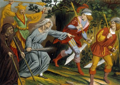 Tiggeren, den gale, heksa og våpensersjantene av Unknown artist