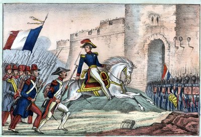 Den franske hærens inntog i Alger 5. juli av Unknown artist