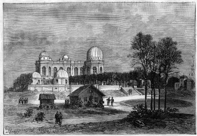 Utvidelsen av Paris-observatoriet i 1883 av Unknown artist