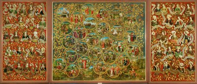 Slektstreet til Babenberg-markgrevene og hertugene, de første herskerne av «Ostarrichi» av Unknown Artist