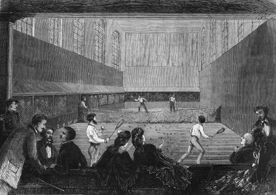 Palmespillrommet på Tuileries-terrassen i Paris i 1873. av Unknown artist