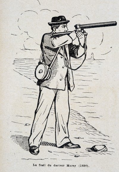 Riflen til Dr. Etienne Jules (Etienne-Jules) Marey (1890) av Unknown artist