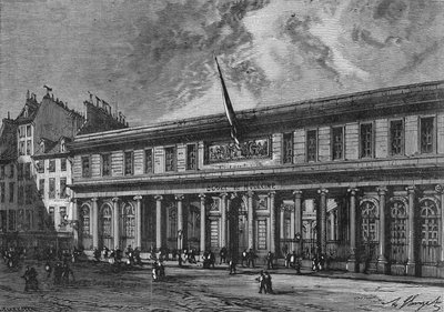 Medisinskolen i Paris opprettet i 1768 av arkitekten Gouin. I” Album de la Science”, Éditions Jouvet av Unknown artist