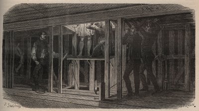 Teatertriks - svelging - gravering av 1875 av Unknown artist