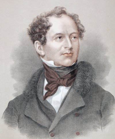 Thomas Moore (eller Thomas More) (1779–1852), irsk poet. av Unknown artist