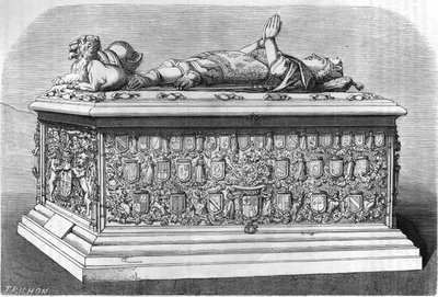 Graven til Charles the Temerary hertug av Burgund (1433-1477). av Unknown artist