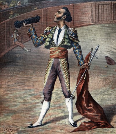 Toreador costume in 1892. av Unknown artist