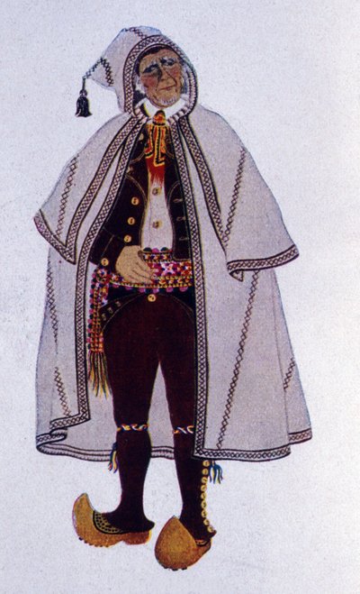 Tradisjonell Shepherd Costume av Labassere, Bearn av Unknown artist