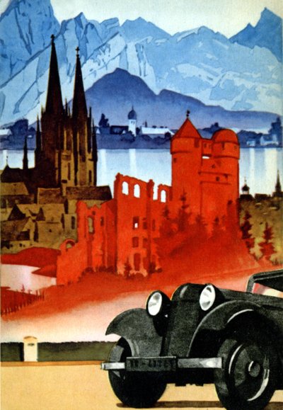 Trafikk i Tyskland av Unknown Artist