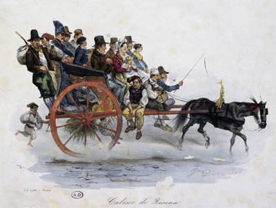 Transport til felles: vogn av Unknown artist