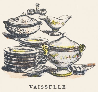 V: servise av Unknown artist