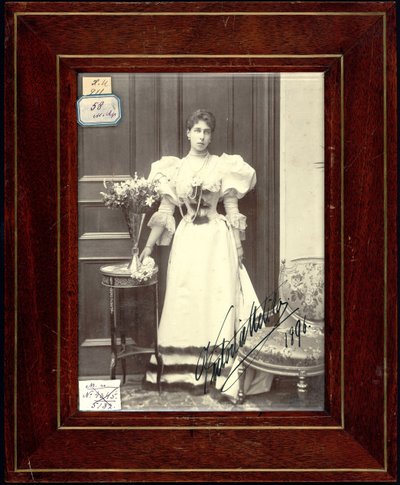 Victoria Melita de Saxe Cobourg-Gotha - Prinsesse Victoria Melita av Saxe-Coburg og Gotha (1876-1936), Anonym. Sølv gelatin fotografering av Unknown artist