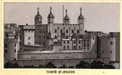 Utsikt over Tower of London, tidligere fengsel, England av Unknown artist