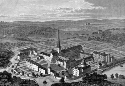 Utsikt over klosteret Port Royal des Champs (Port-Royal-des-Champs). av Unknown artist