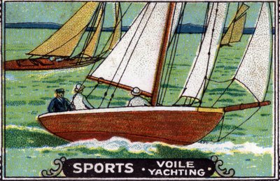 Vannsport: seiling. av Unknown Artist