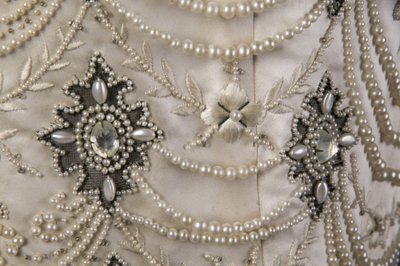 Brudekjole bodice av Unknown artist
