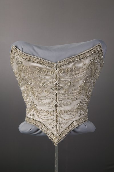 Brudekjole bodice av Unknown artist