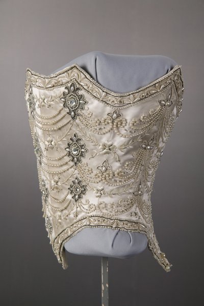Brudekjole bodice av Unknown artist