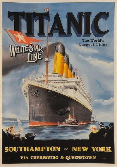 White Star Line. Titanic. Um 1911 av Unknown