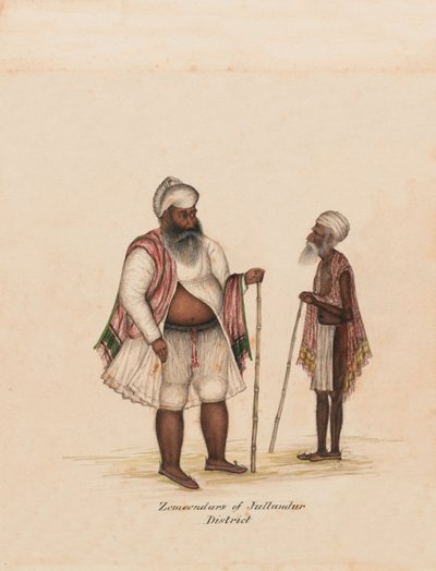 ? Zemendars of Jullundur District ?, 1850 ca av Unknown